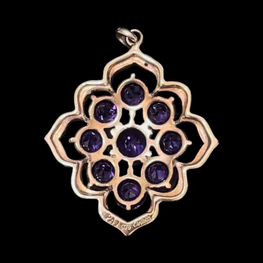 Gorgeous 925 Silver Amethyst Pendant! - image 3