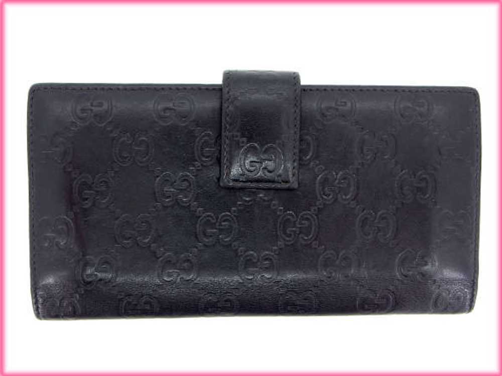 Gucci Long Wallet W Hook Guccisima Black Storage … - image 2