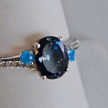 London Blue Tourmaline Ring - image 1