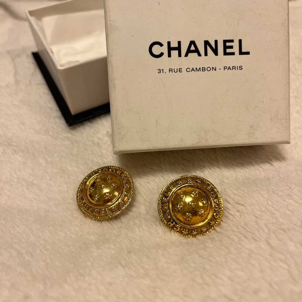 Rare Vintage Excellent Condition CHANEL Earrings … - image 1