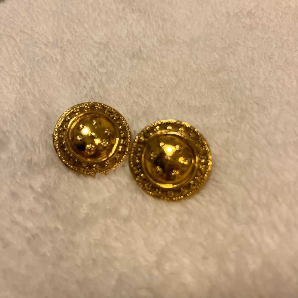 Rare Vintage Excellent Condition CHANEL Earrings … - image 2