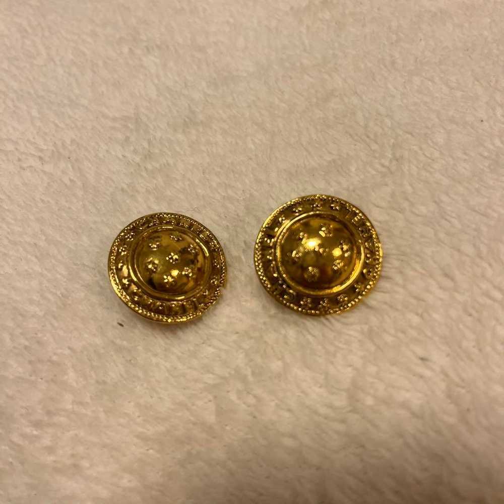 Rare Vintage Excellent Condition CHANEL Earrings … - image 3