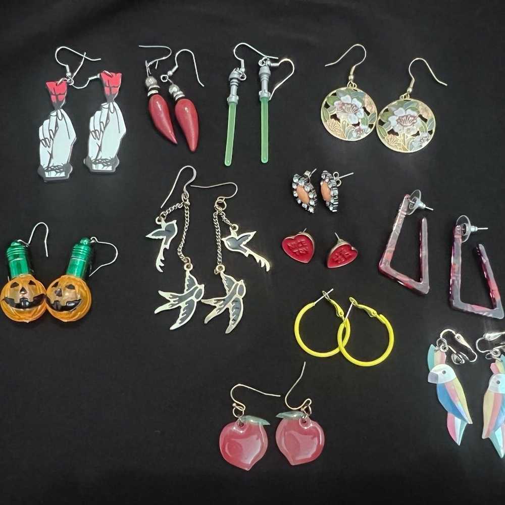 Variety Earrings Lot - image 1