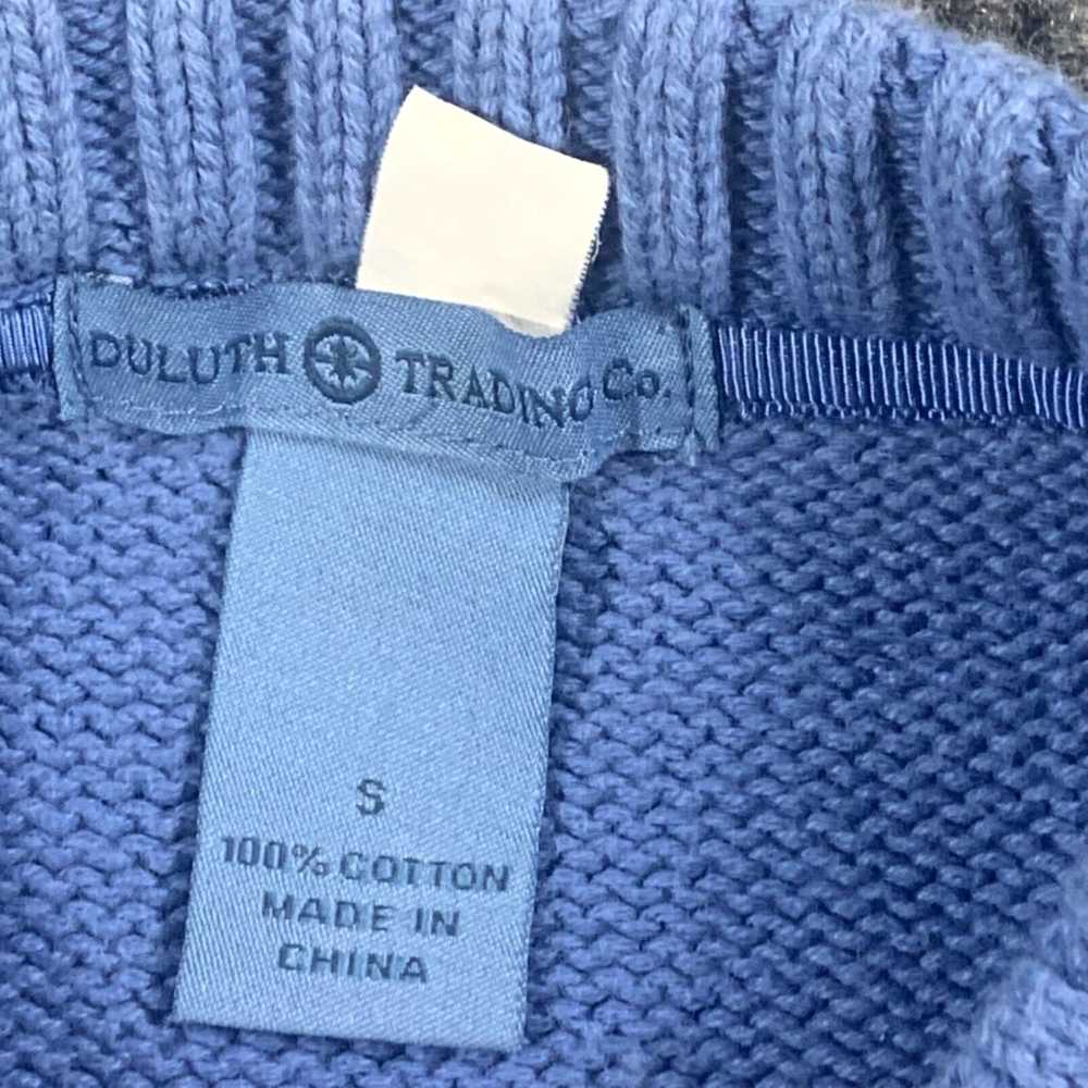 CO Duluth Trading Co Sweater Women's Small Blue H… - image 3