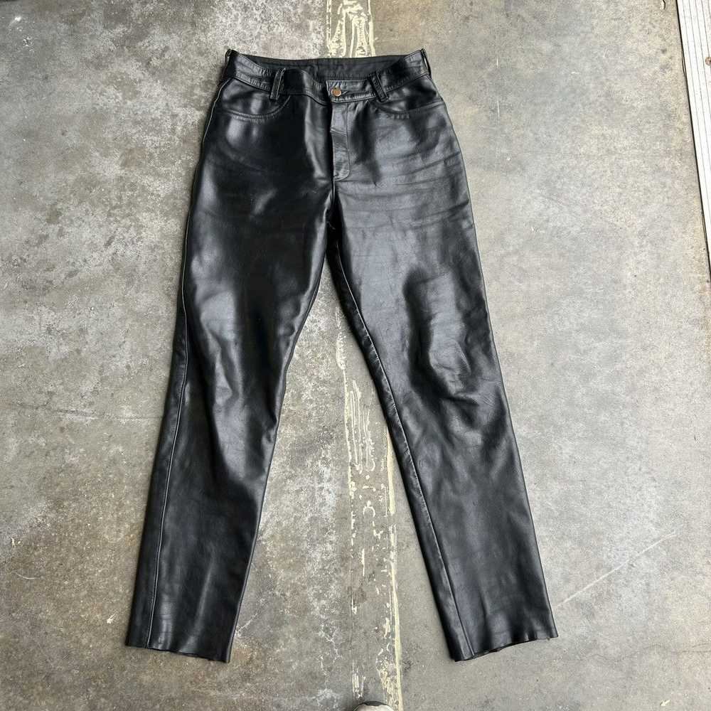 Vanson Leathers × Vintage 1980s Vanson leather bl… - image 1