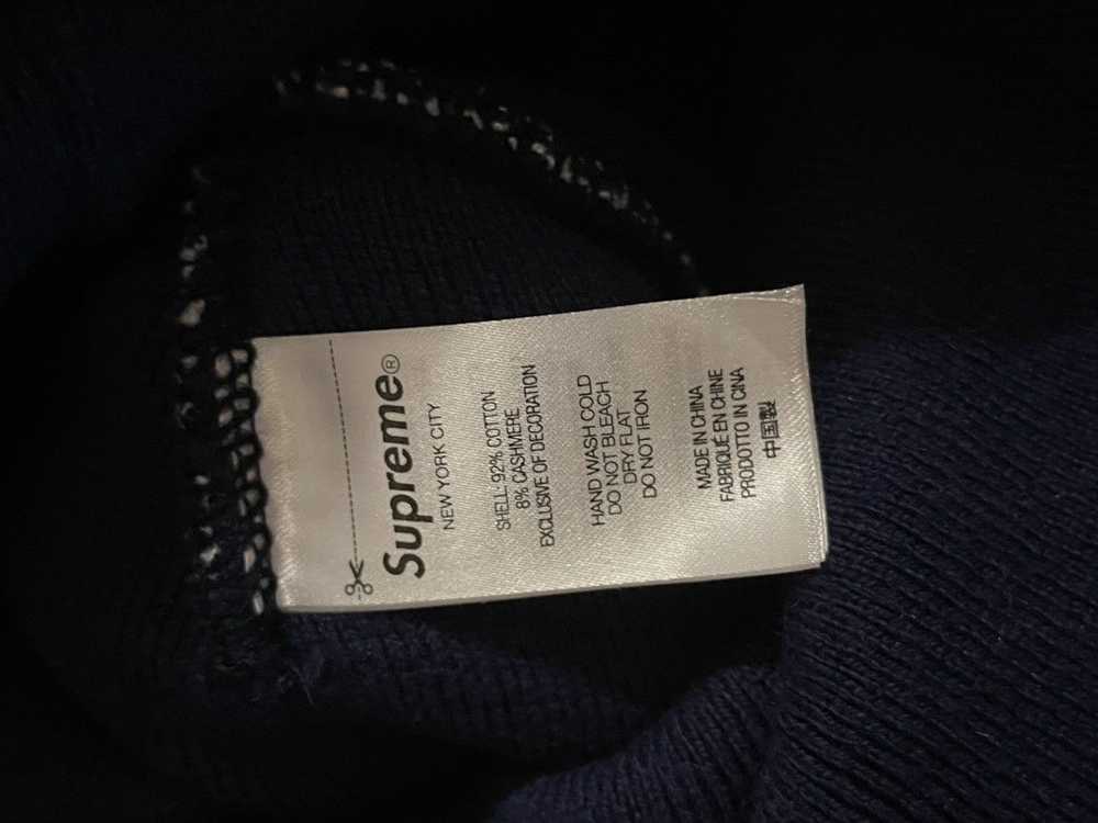 Supreme Supreme Big Logo Beanie FW23 Navy - image 3