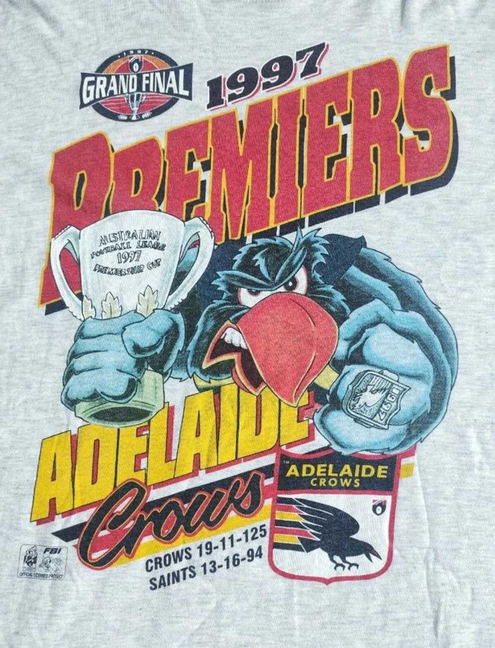 Vintage Vintage AFL Adelaide Crows 1997 Grand Fin… - image 4