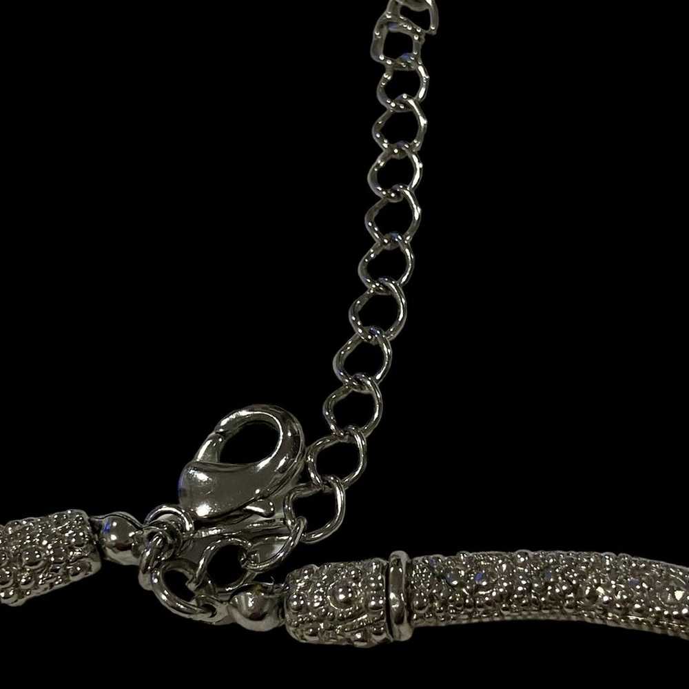 Vintage Premier Designs Silver Tone Choker Neckla… - image 7