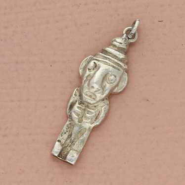 ❗️CLEARANCE❗️vintage sterling silver tiki man die… - image 1