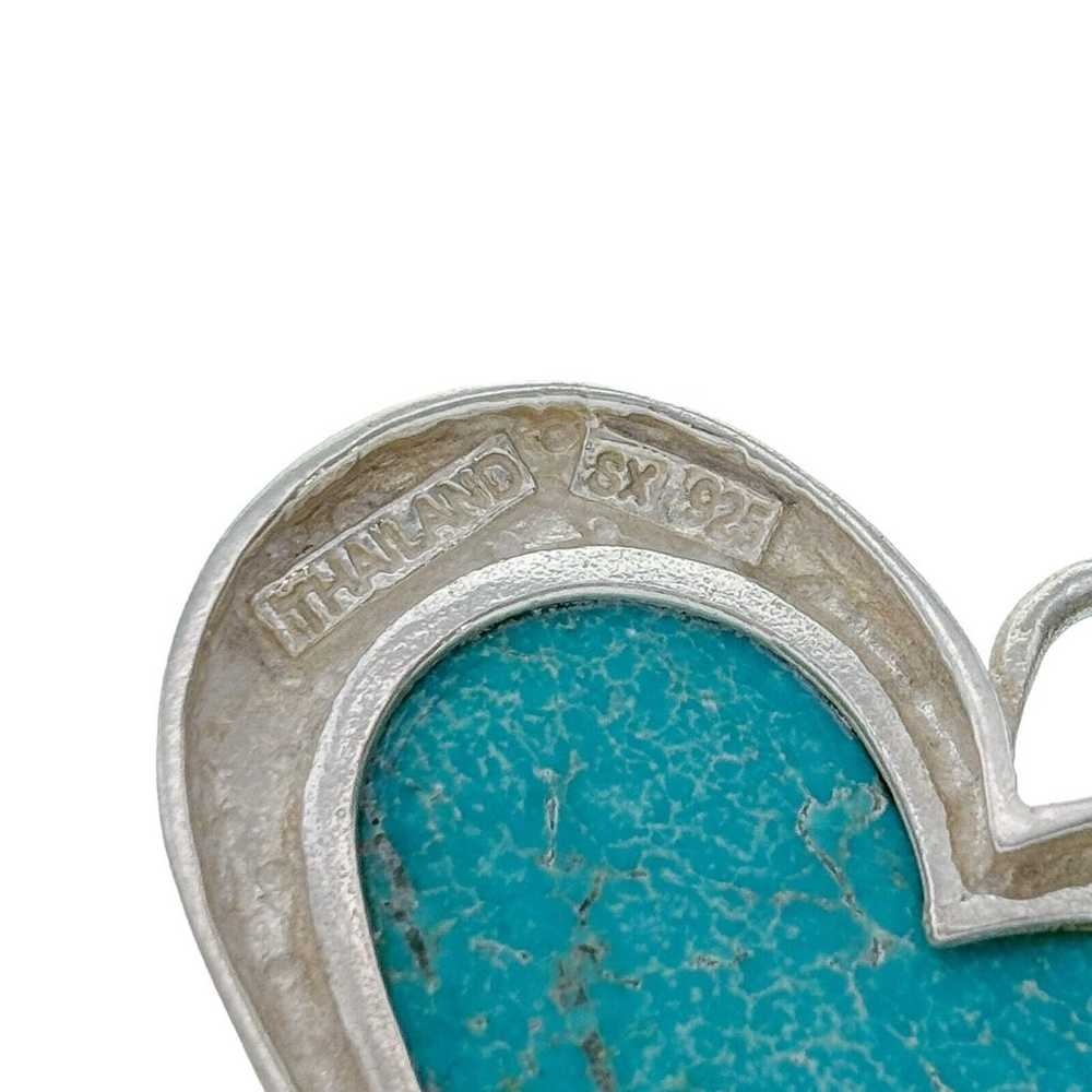 Vintage Thailand SX Sterling Silver 925 Turquoise… - image 3