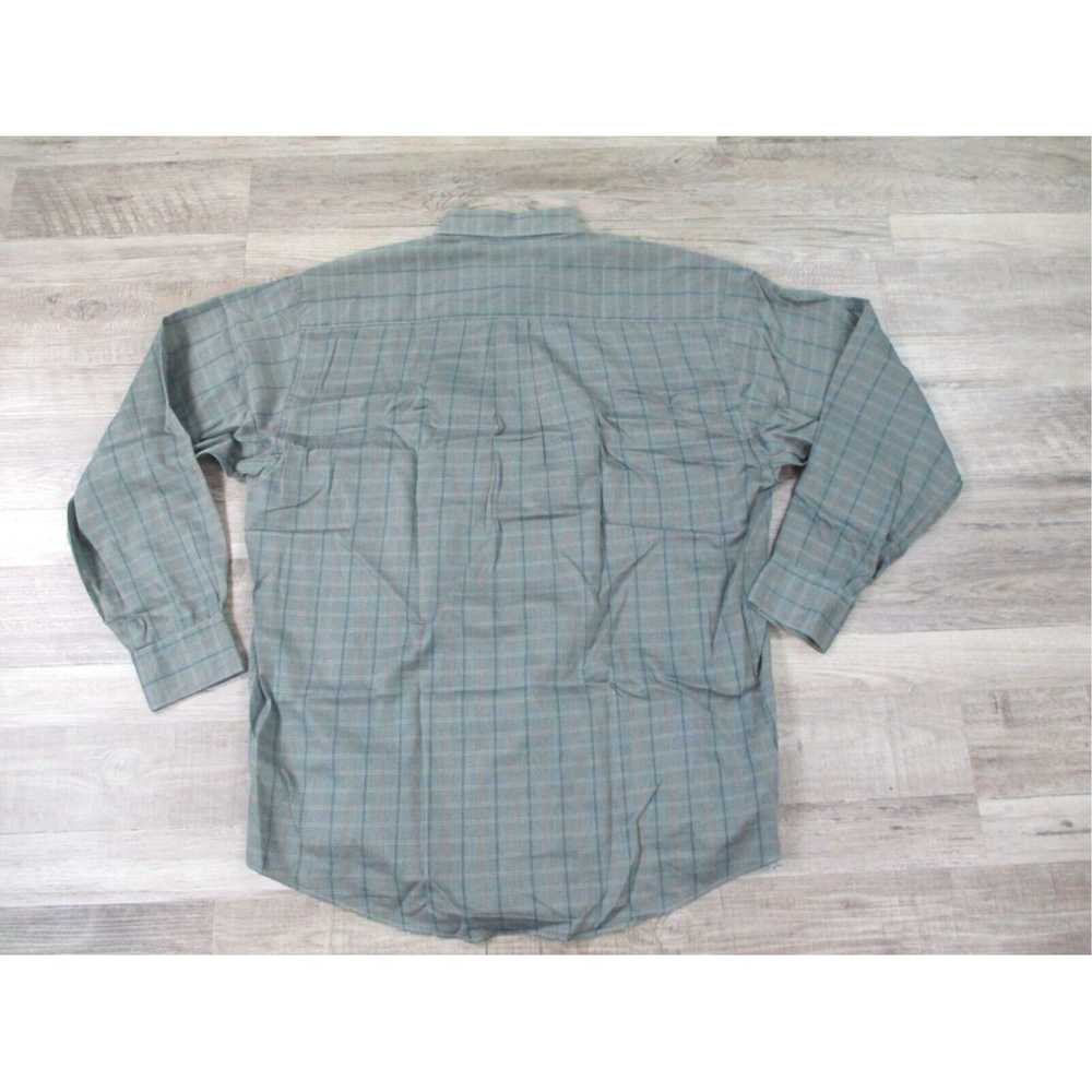 Vintage Green Plaid Poplin Mens Shirt by Gitman B… - image 2