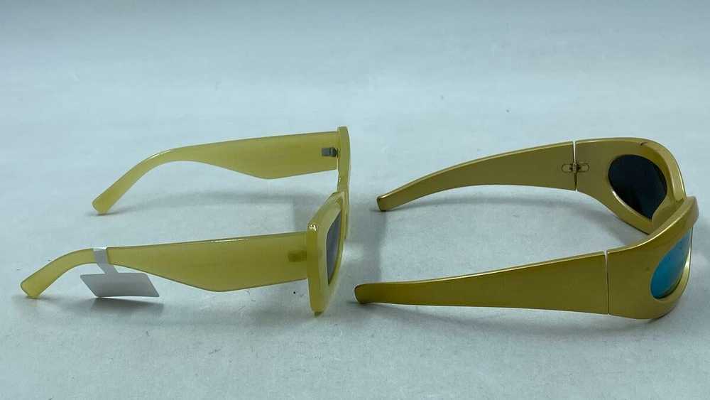 Unbranded Lot of 2 Yellow Sunglasses Women's- Siz… - image 3