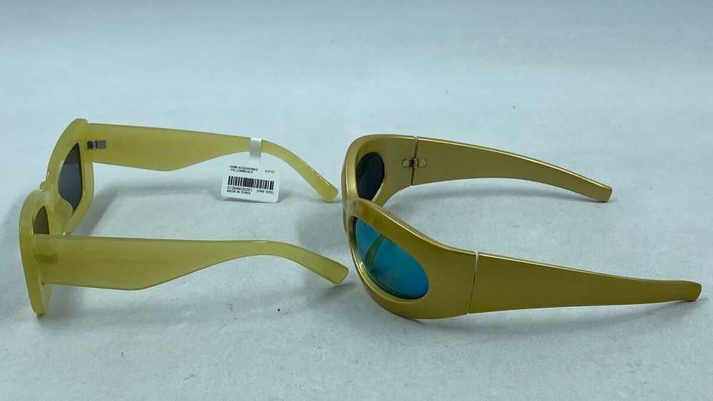 Unbranded Lot of 2 Yellow Sunglasses Women's- Siz… - image 5