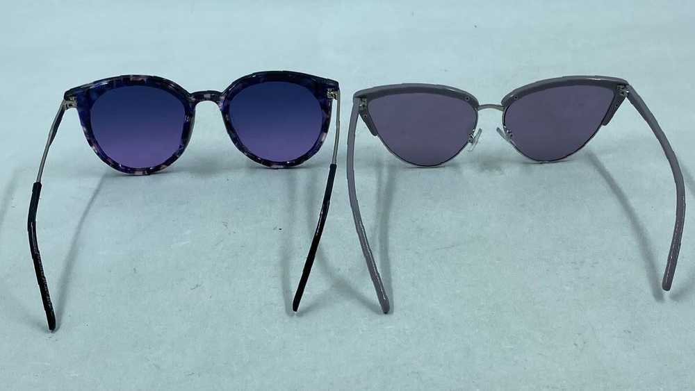 Lot of 2 Unbranded Purple Sunglasses Women - Size… - image 3