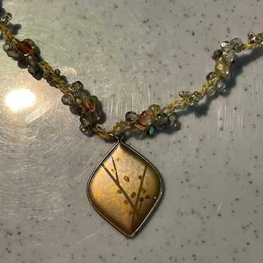 Holly Yashi Vinatge and Retired Necklace. Signed H