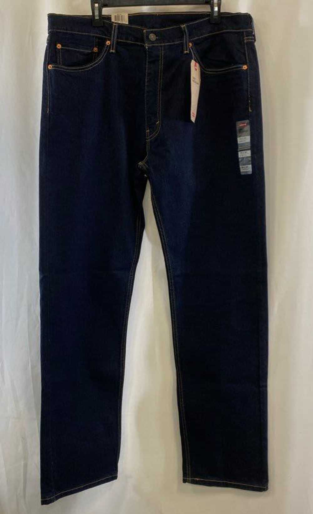 NWT Levi's 505 Mens Blue Regular Fit Stretch Deni… - image 1