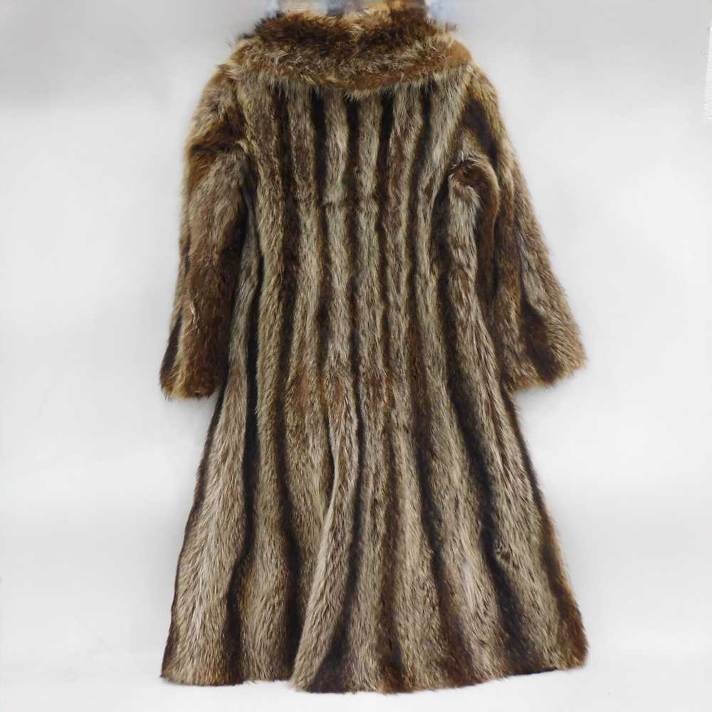 Vintage Blum's Vogue Women's Raccoon Fur Full Len… - image 2