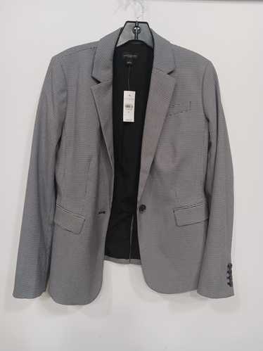 Ann Taylor Ladies Navy/White Blazer Jacket Size 6 - image 1