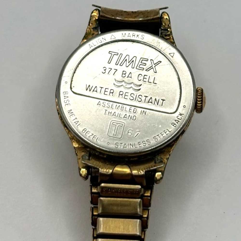 Vintage Gold Timex Watch - image 4