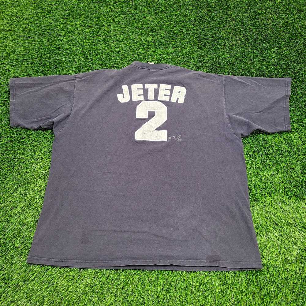 Lee Vintage NY Yankees Shirt 2XL 27x30 Derek-Jeter - image 3