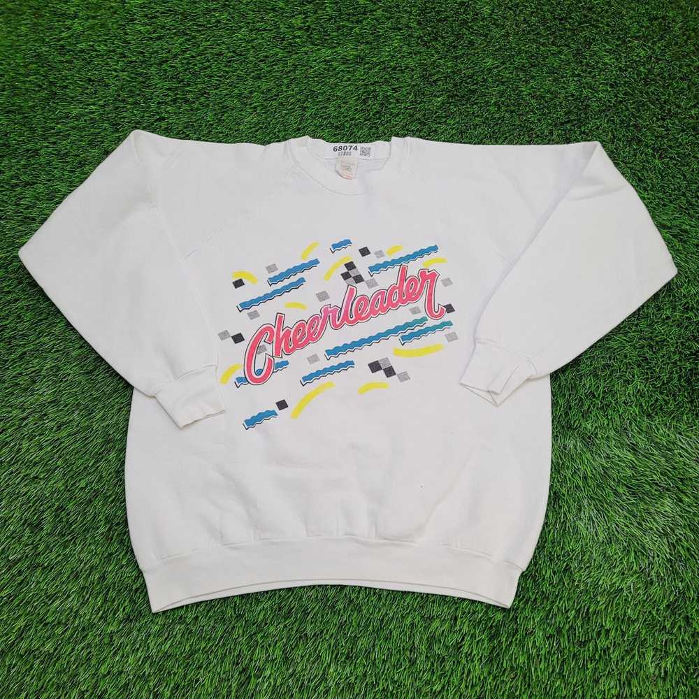 Fruit Of The Loom Vintage 90s Cheerleader Sweatsh… - image 1