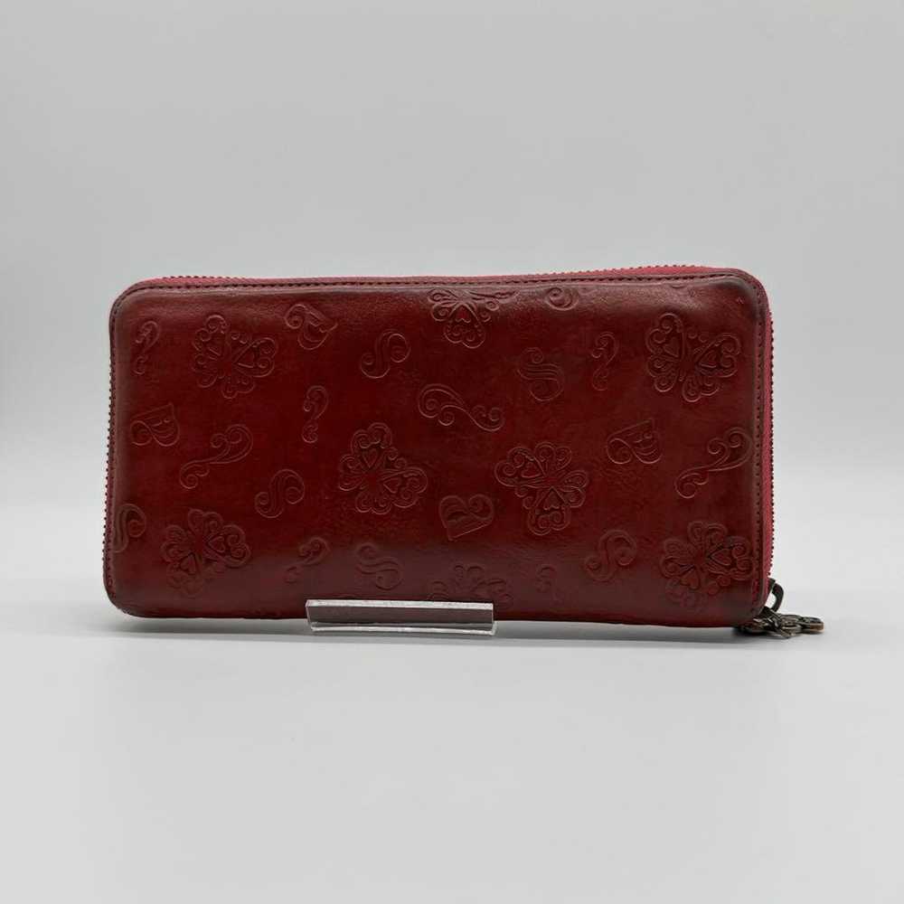 【Excellent condition】 ANNA SUI leather long walle… - image 3