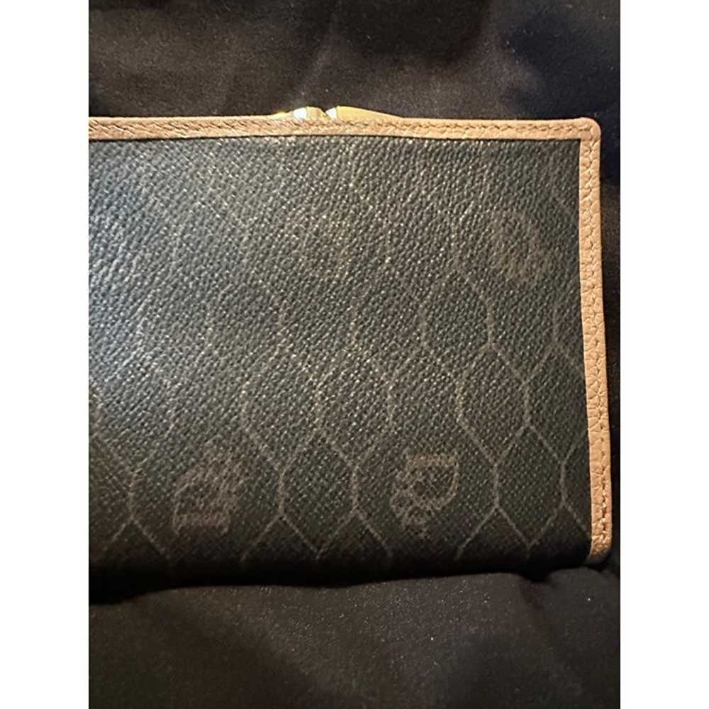 Christian Dior vintage kisslock logo wallet AUTHE… - image 4