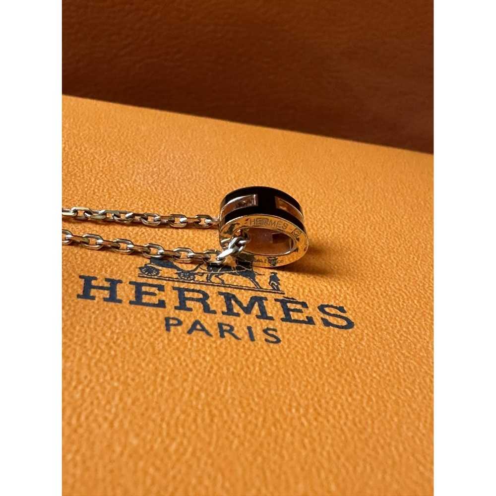 Hermès Pop H pink gold necklace - image 5