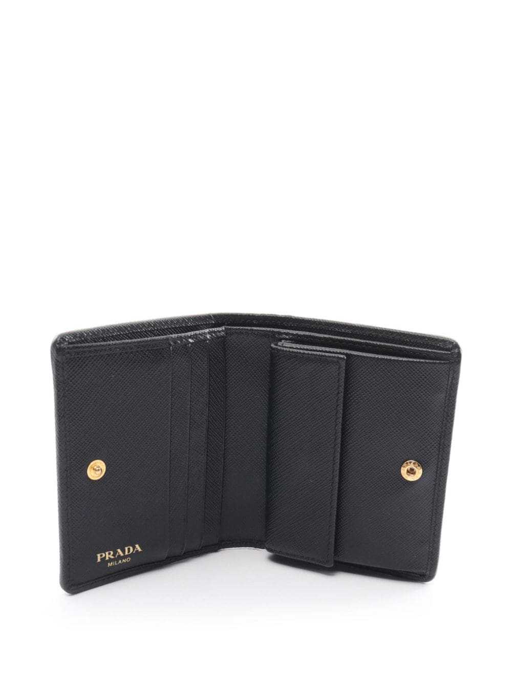 Prada Pre-Owned 2010s triangle-logo wallet - Black - image 3