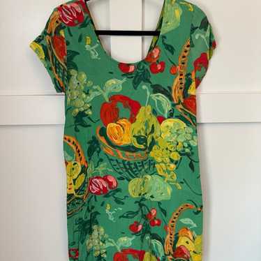 Jams World Medium Fruit print dress EUC - image 1