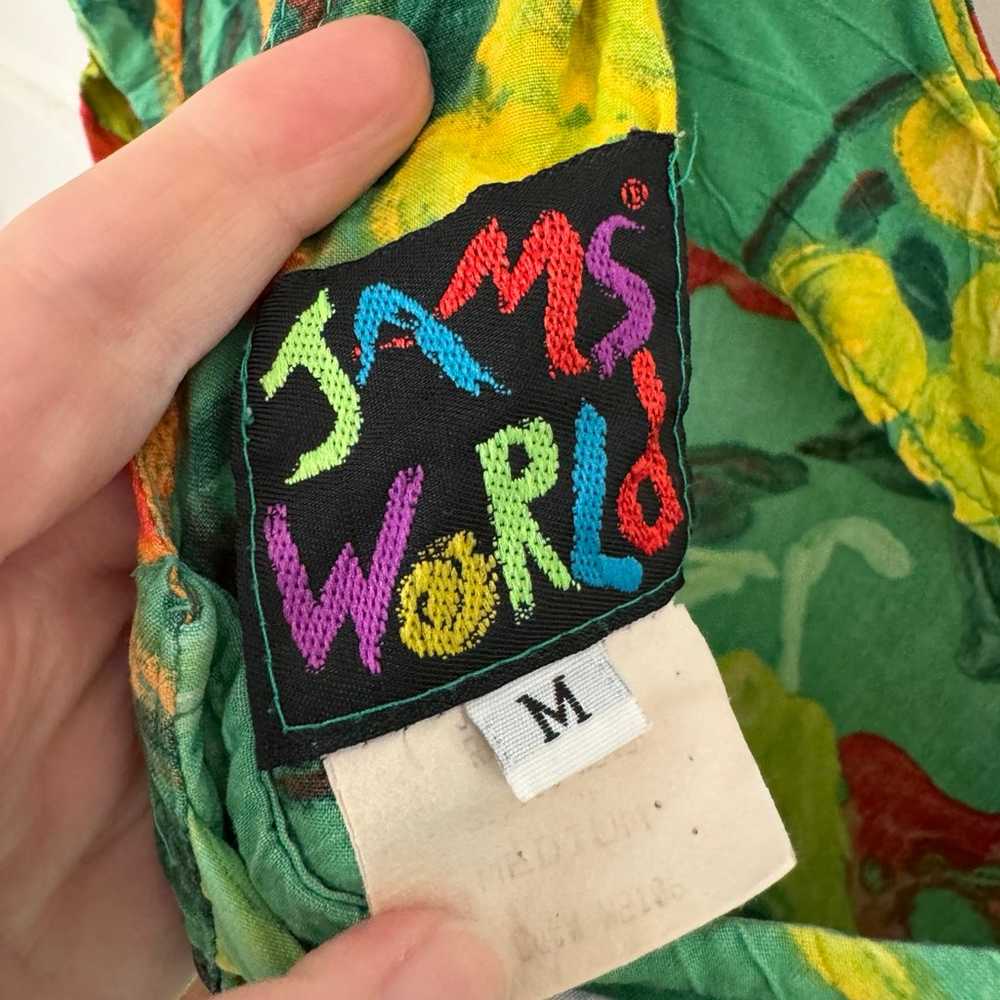 Jams World Medium Fruit print dress EUC - image 5