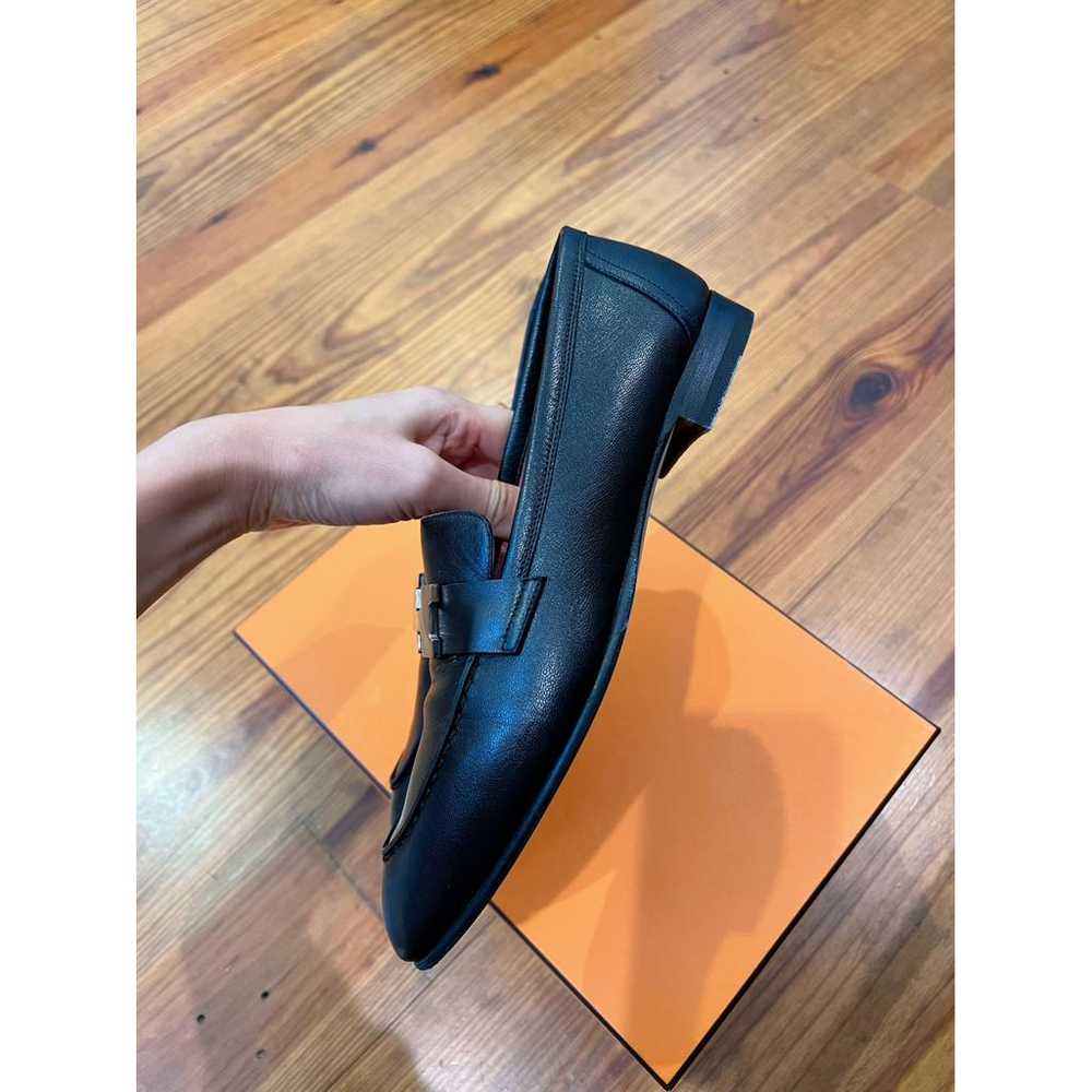 Hermès Leather flats - image 5