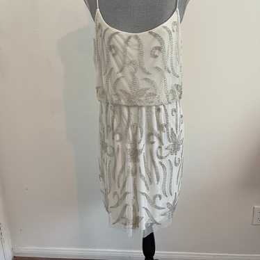 Simly Liliana Beaded Cream Dress