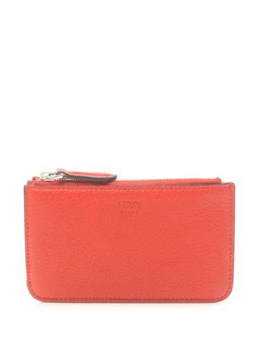 Fendi Pre-Owned 2010s logo-debossed wallet - Oran… - image 1