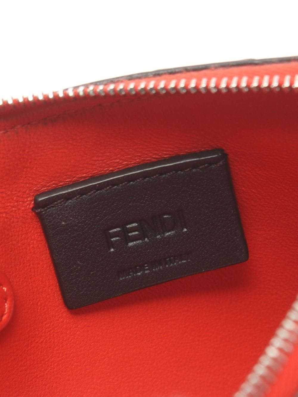 Fendi Pre-Owned 2010s logo-debossed wallet - Oran… - image 3