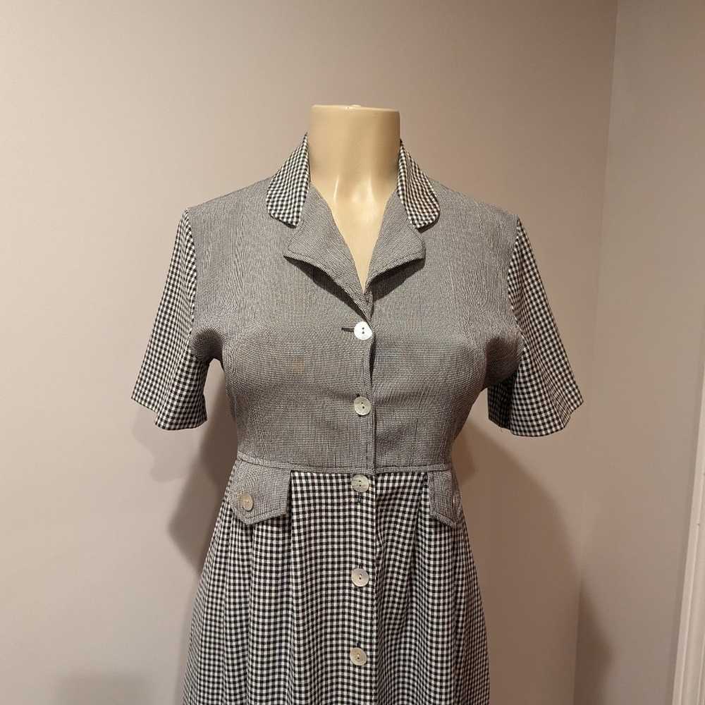 Vintage Kathie Lee plaid dress - image 2