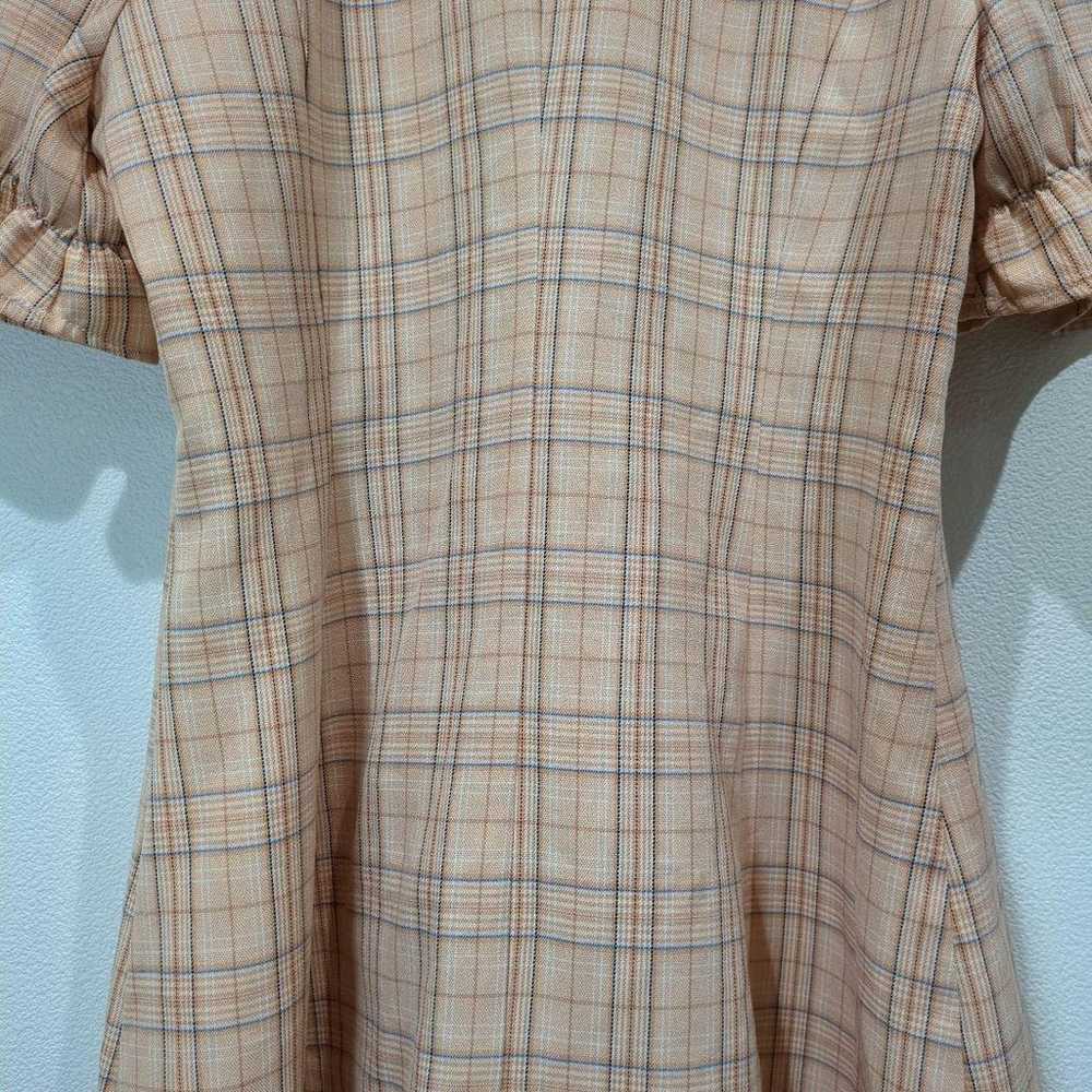 In Shop, Shirt Dress, Checkered, Orange, Frilled … - image 12