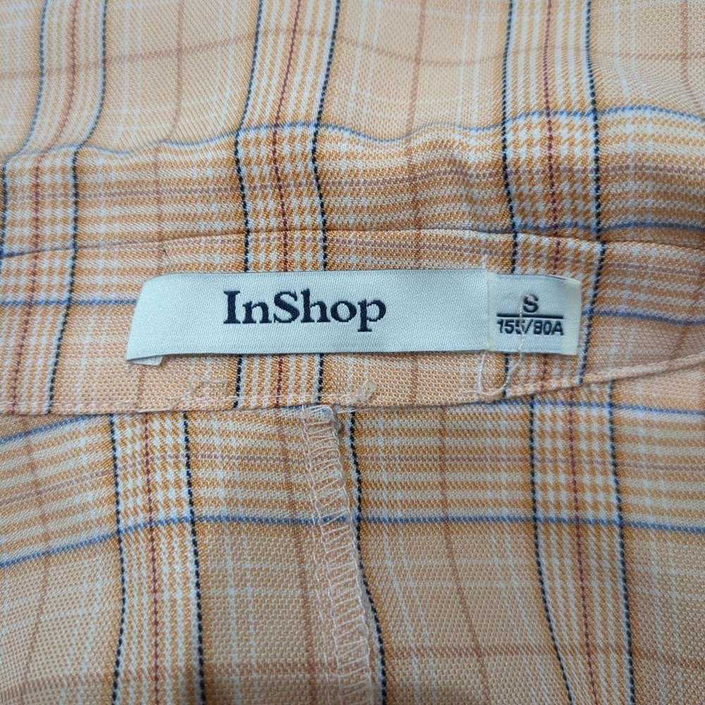 In Shop, Shirt Dress, Checkered, Orange, Frilled … - image 4