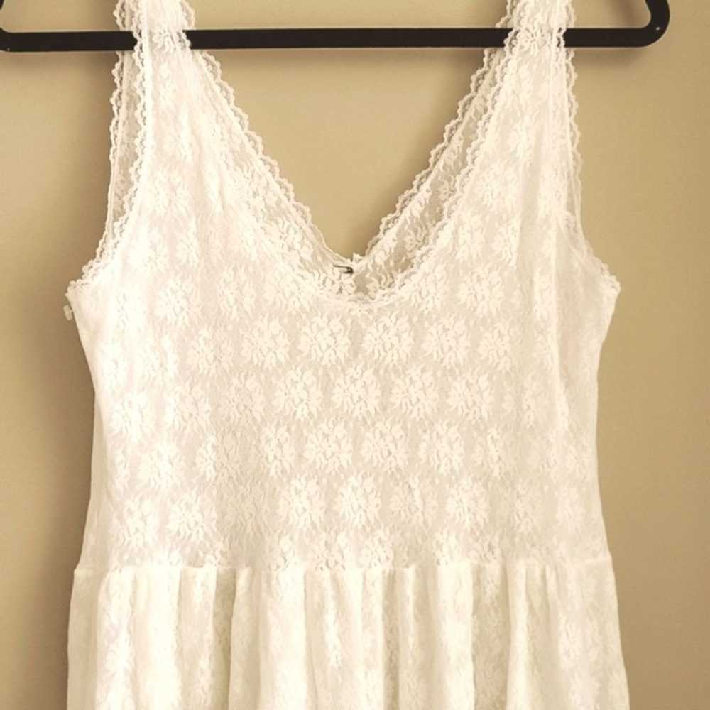 80s Lace slip dress. Vintage - image 10