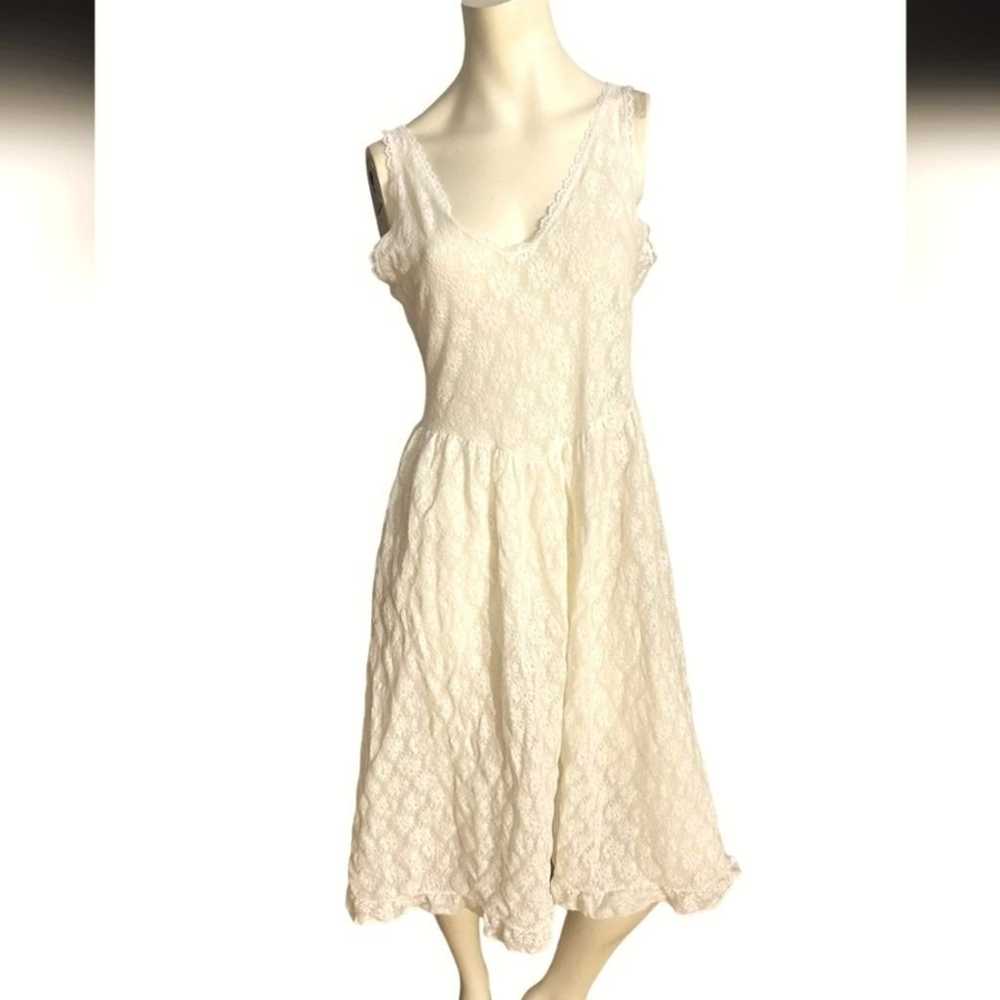 80s Lace slip dress. Vintage - image 2