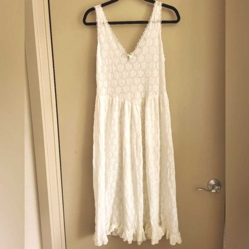 80s Lace slip dress. Vintage - image 3