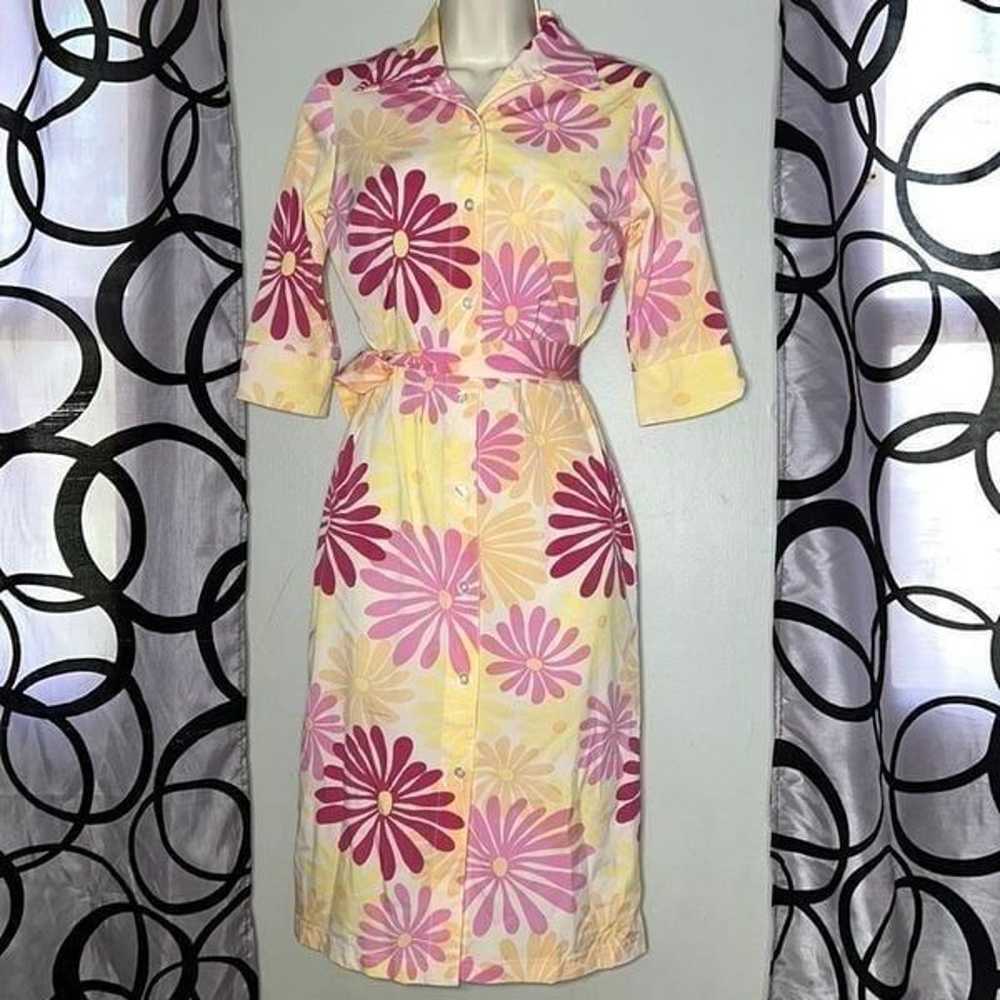 Vintage Melanie Apple Stretch Lycra Flower Power … - image 1