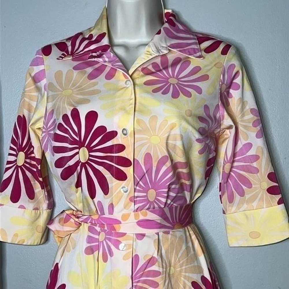 Vintage Melanie Apple Stretch Lycra Flower Power … - image 4