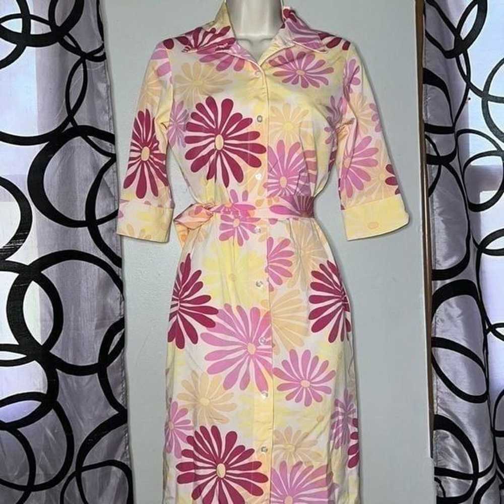 Vintage Melanie Apple Stretch Lycra Flower Power … - image 5