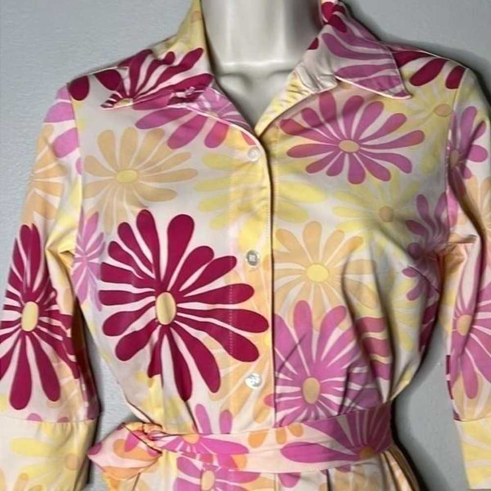 Vintage Melanie Apple Stretch Lycra Flower Power … - image 8