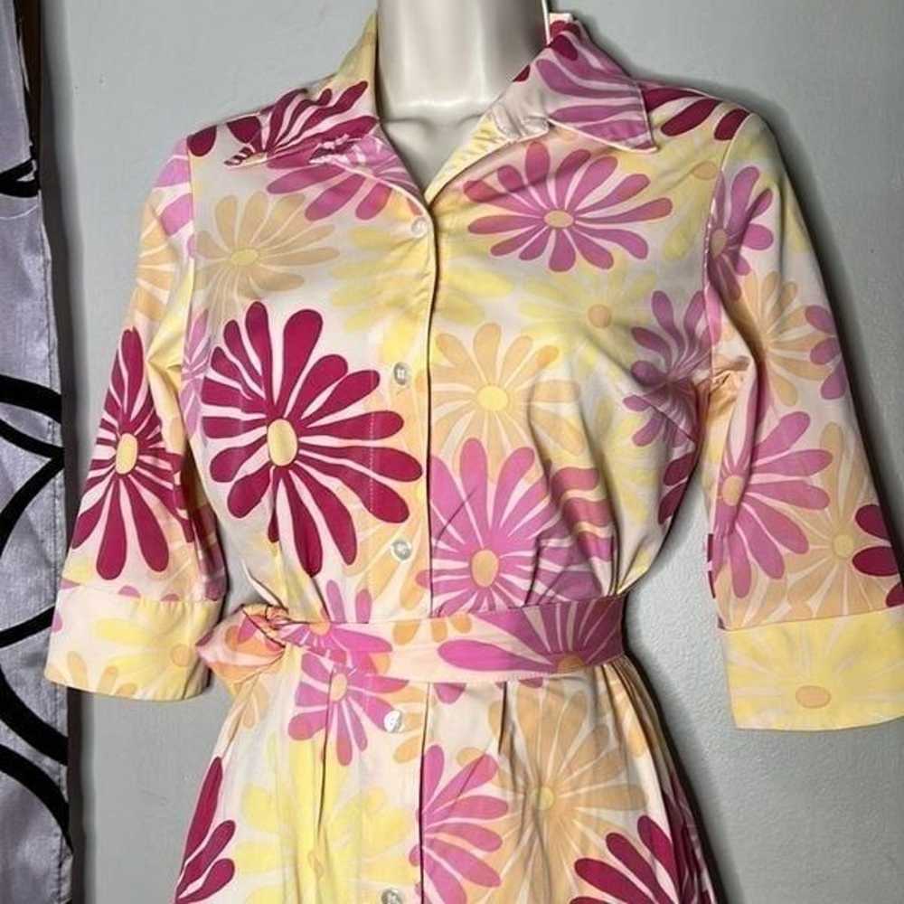 Vintage Melanie Apple Stretch Lycra Flower Power … - image 9