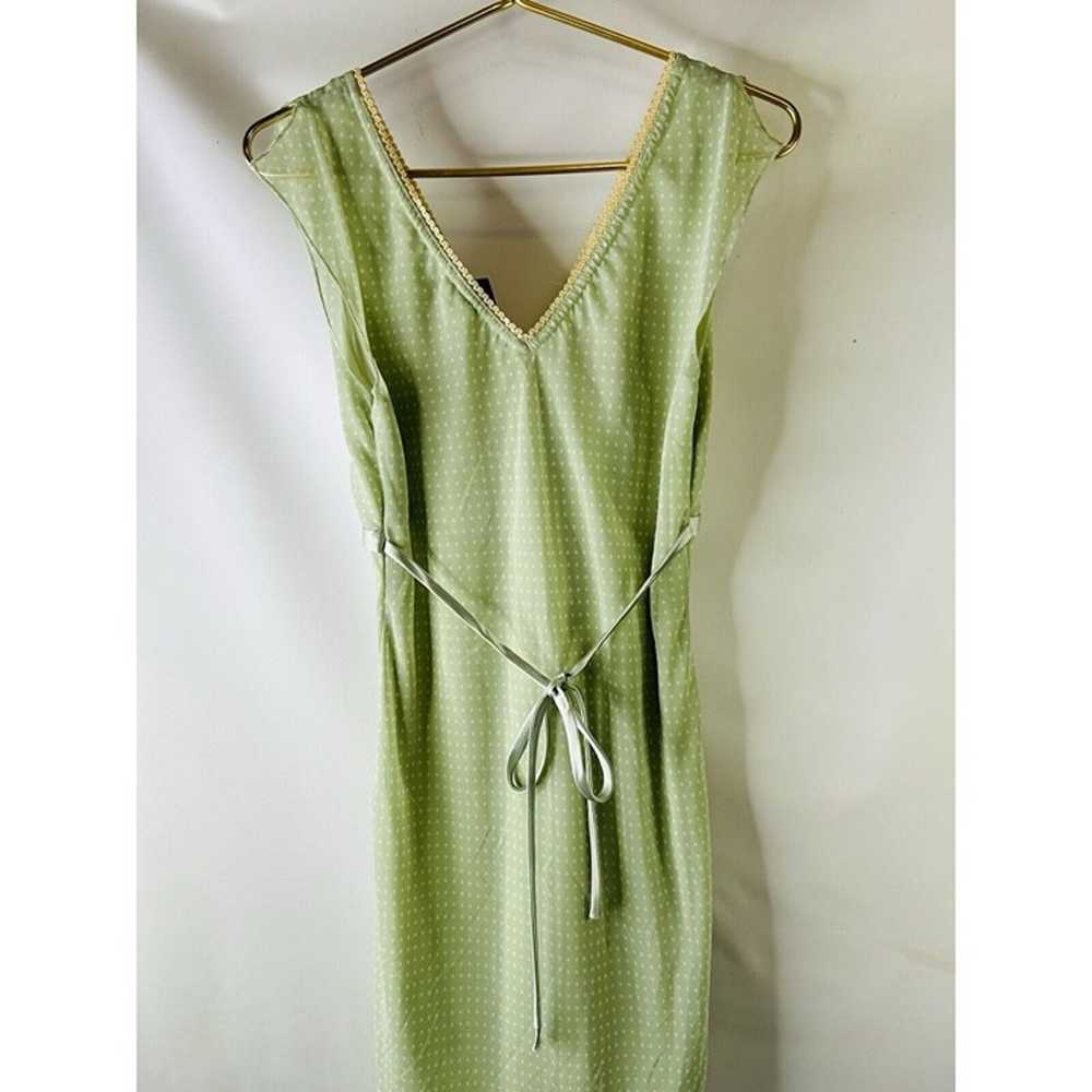 Vintage Y2K Womens Small Green Polka Dot Baby Dol… - image 3