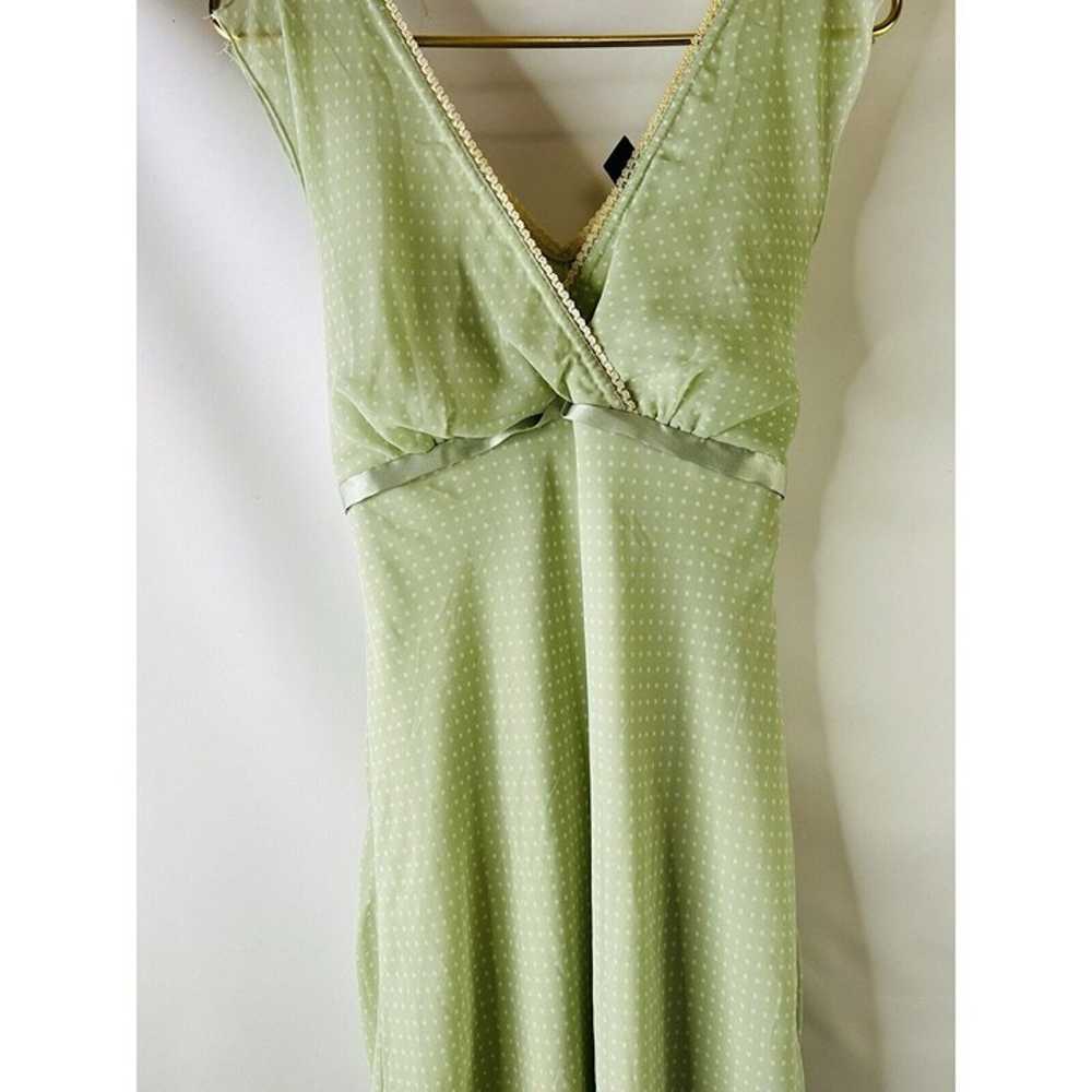 Vintage Y2K Womens Small Green Polka Dot Baby Dol… - image 5