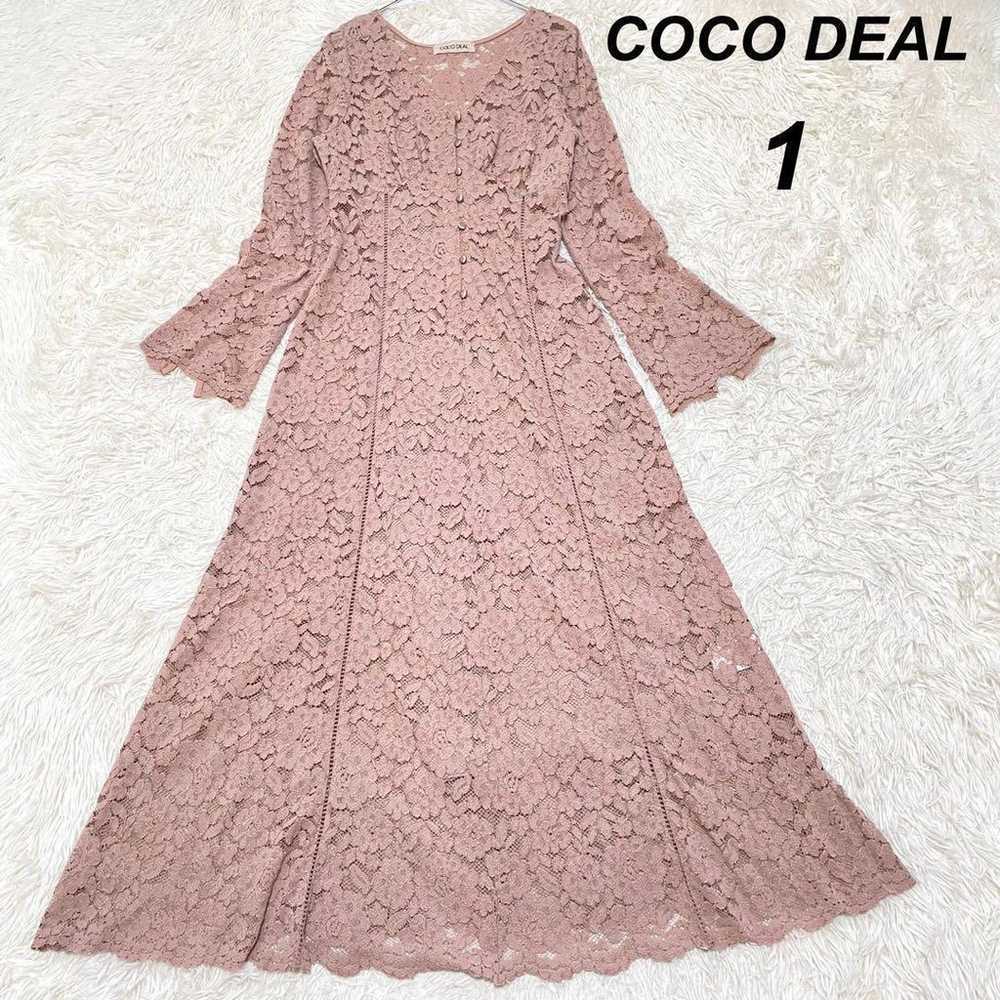 COCO DEAL One Piece Long Dress with Embroidered L… - image 1