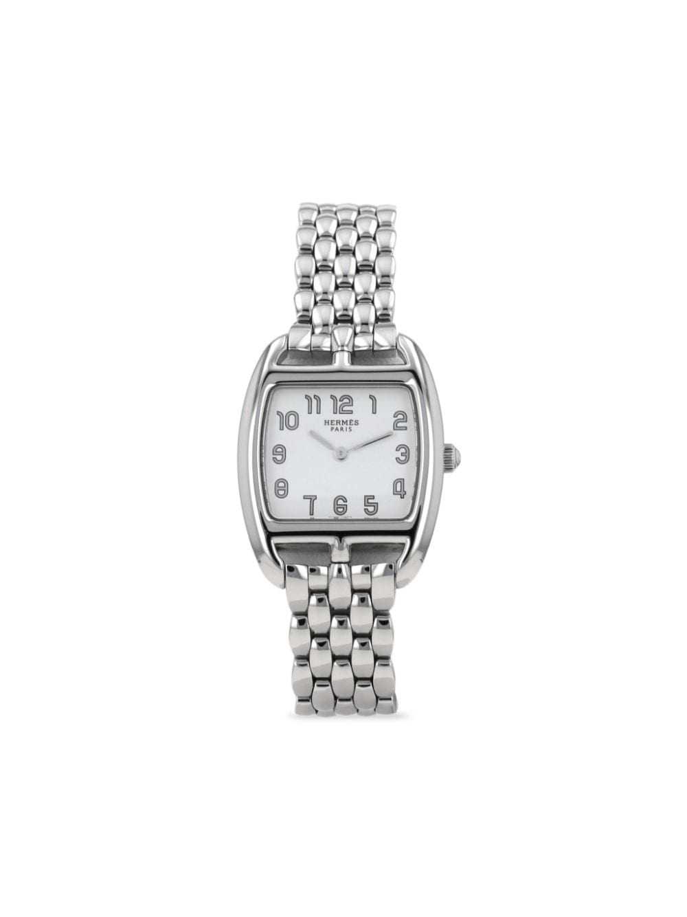 Hermès Pre-Owned 2010 Cape Cod Tonneau 26mm - Sil… - image 1